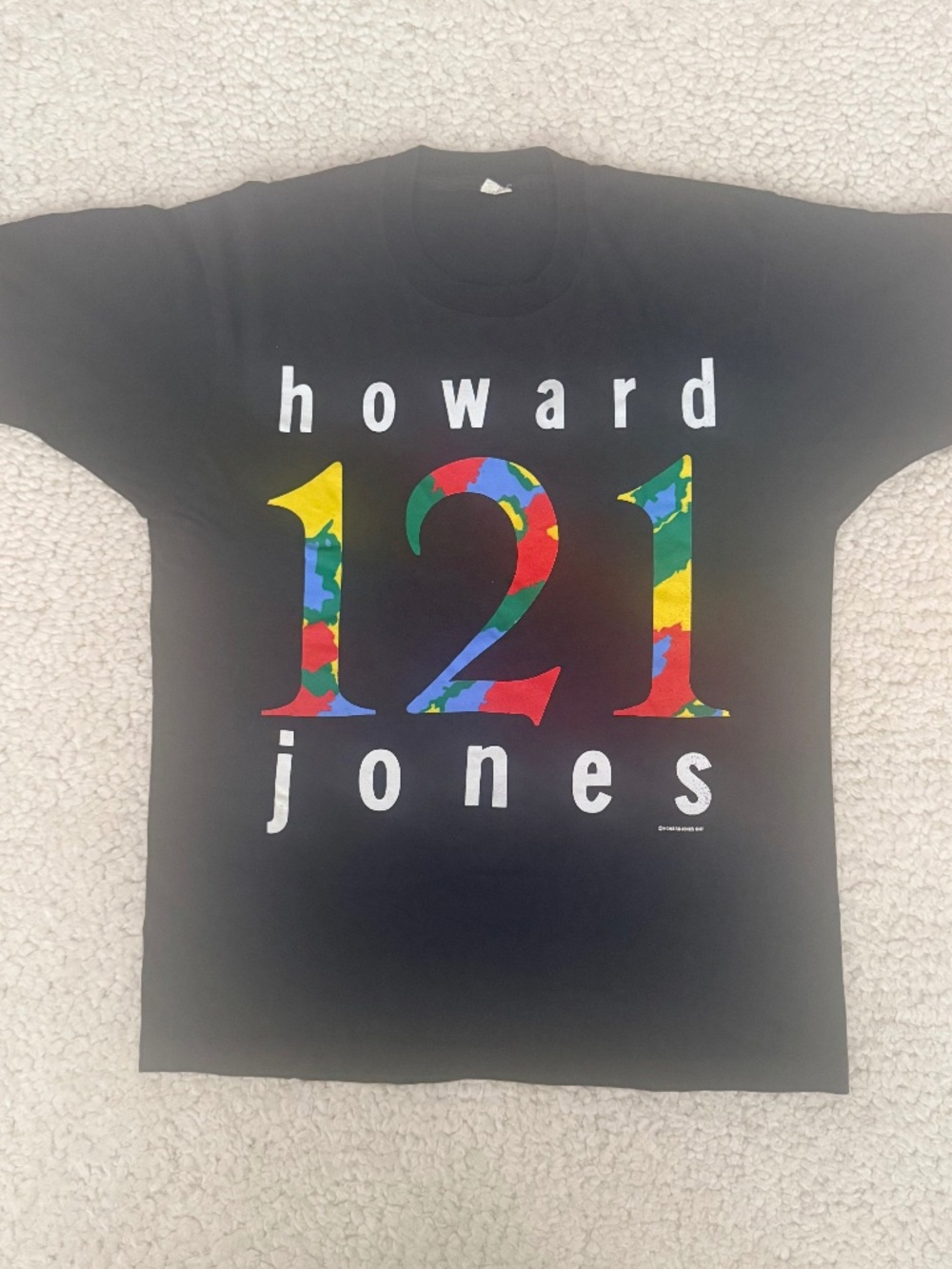 Vintage 1987 Howard Jones 1-2-1 Tour T Shirt Concert Tee 80s New Wave X-Large